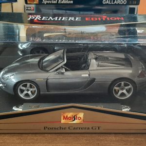 Maisto, Porsche, Carrera GT, Voiture miniature de collection, Diecast 1/18,