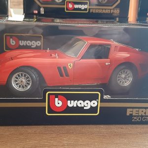 Burago, Ferrari, 250 GTO, 1962, Voiture miniature de collection, Diecast 1/18,