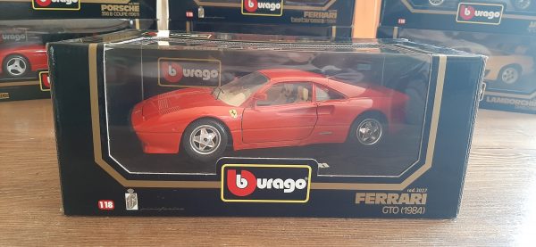 Burago, Ferrari, GTO, 1984, Voiture miniature de collection, Diecast 1/18,