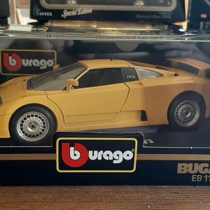 Burago, Bugatti, EB110, 1991, Voiture miniature de collection, Diecast 1/18,
