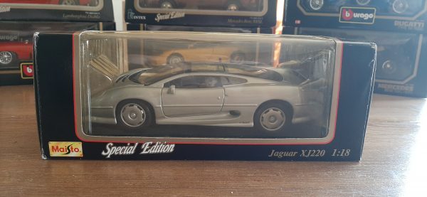 Maisto, Jaguar, XJ220, Voiture miniature de collection, Diecast 1/18,