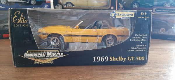ERTL, American Muscle, 1 de 1700, Toys'r Us Exclusive, Mustang, Shelby, GT 500, 1969, Voiture miniature de collection, Diecast 1/18,